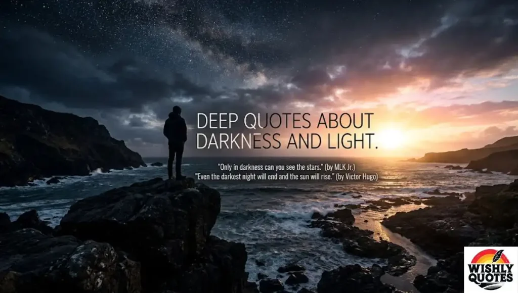 Deep Quotes About Darkness and Light