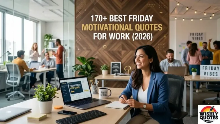 170+ Best Friday Motivational Quotes for Work (2026)