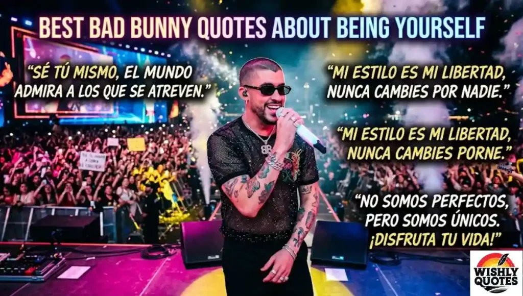 Best Bad Bunny Quotes About Being Yourself