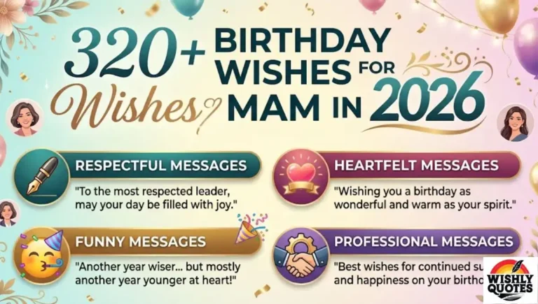 320+ Birthday Wishes for Mam in 2026: Respectful, Heartfelt, Funny & Professional Messages