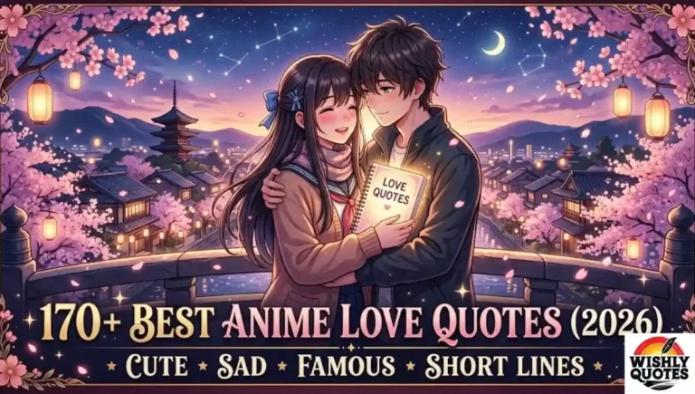 170+ Best Anime Love Quotes (2026): Cute, Sad, Famous & Short Lines