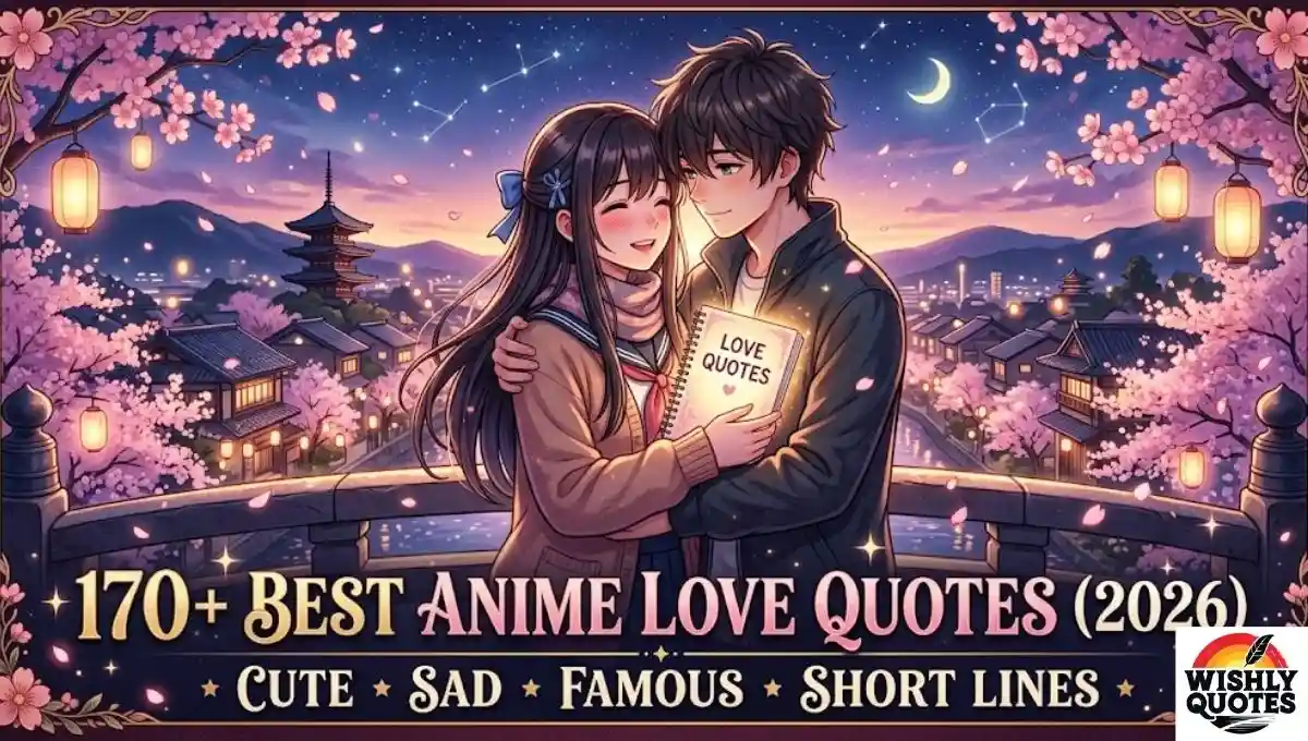 170+ Best Anime Love Quotes (2026): Cute, Sad, Famous & Short Lines