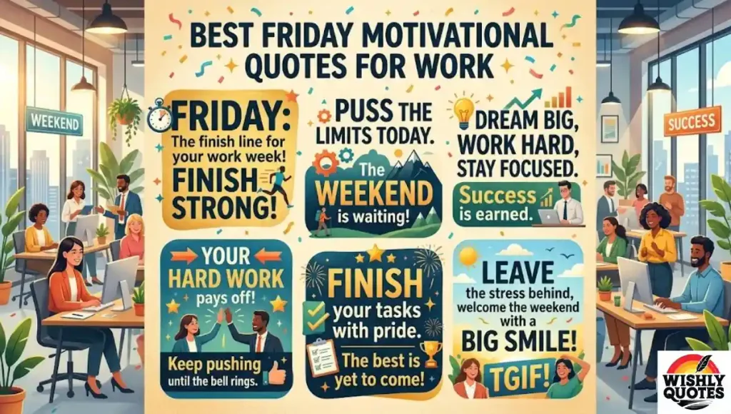 Best Friday Motivational Quotes for Work
