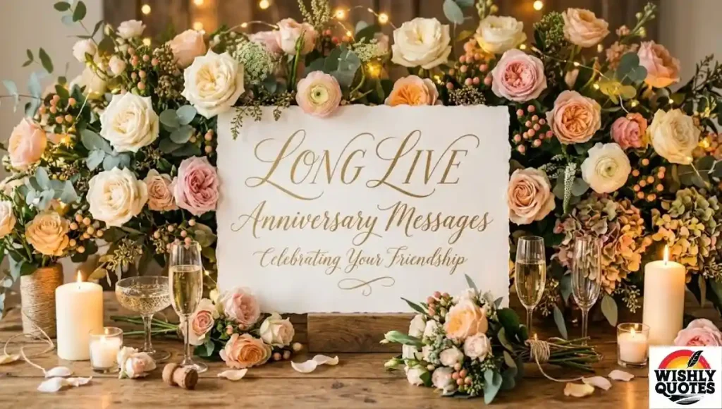 Long Live Anniversary Messages Celebrating Your Friendship