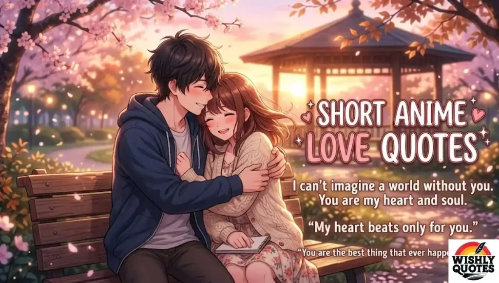 Short Anime Love Quotes