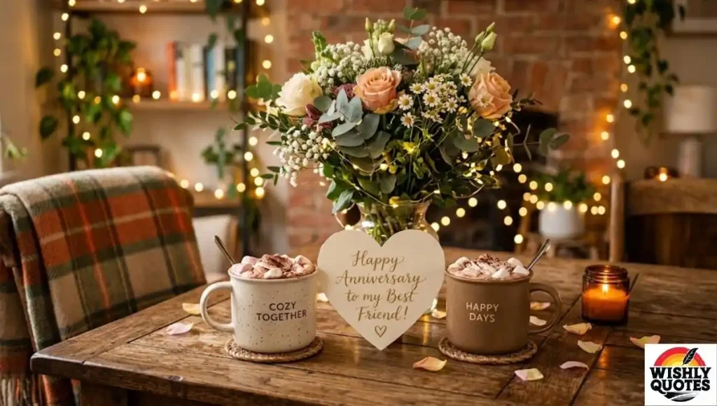 Romantic But Friendly Anniversary Wishes For Best Friend