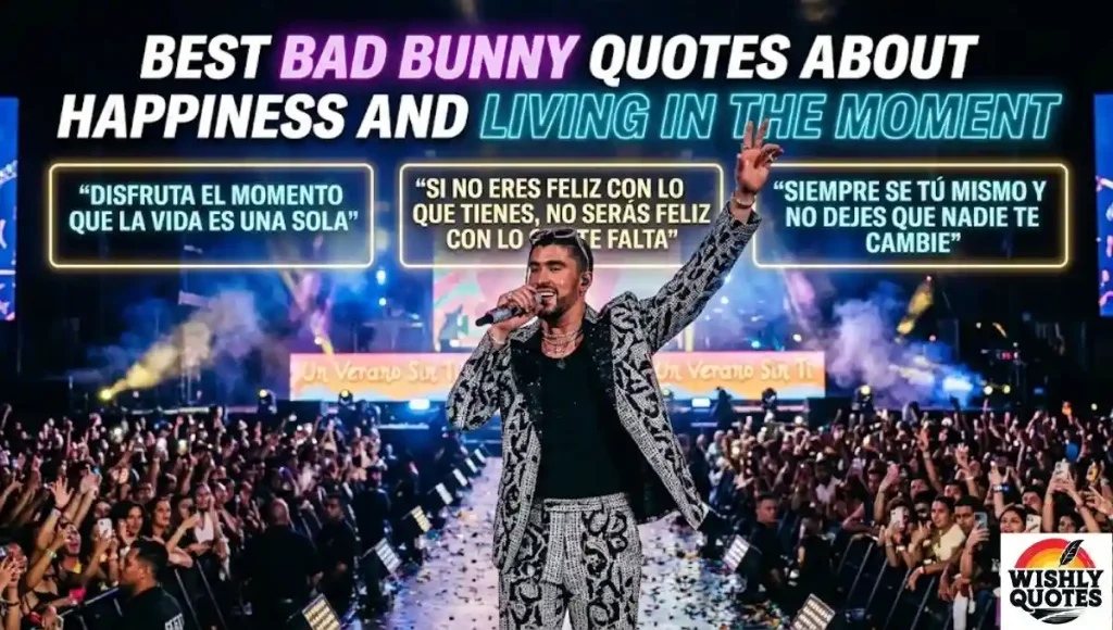 Best Bad Bunny Quotes About Happiness and Living in the Moment