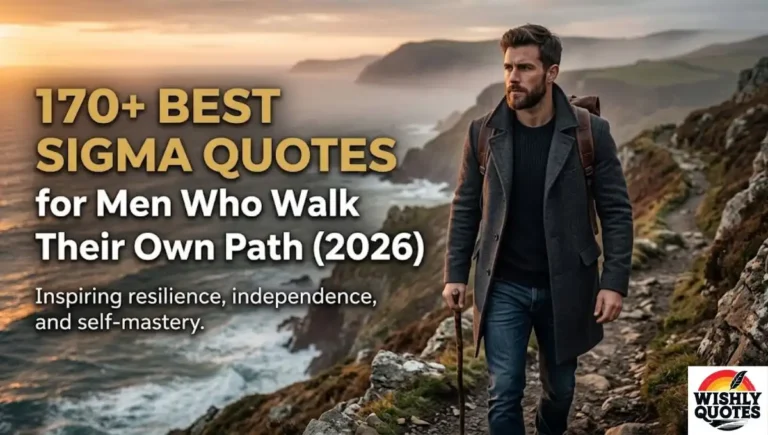 170+ Best Sigma Quotes for Men Who Walk Their Own Path (2026)