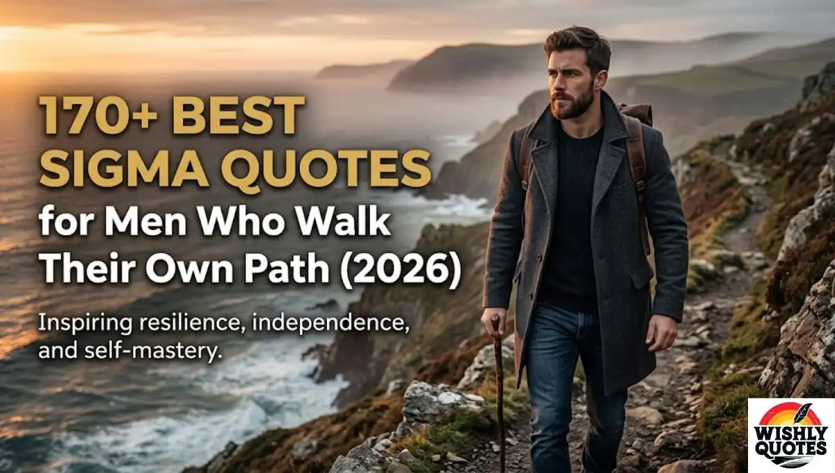170+ Best Sigma Quotes for Men Who Walk Their Own Path (2026)