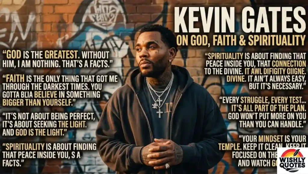 Kevin Gates Quotes About God, Faith & Spirituality