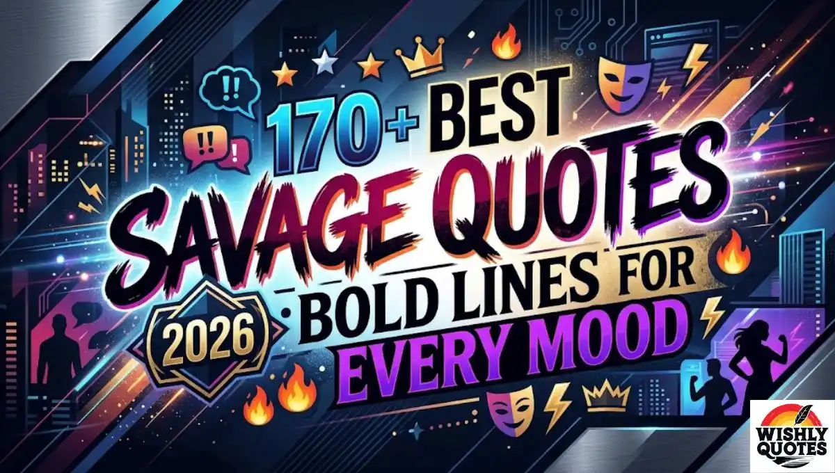 170+ Best Savage Quotes (2026): Bold Lines for Every Mood