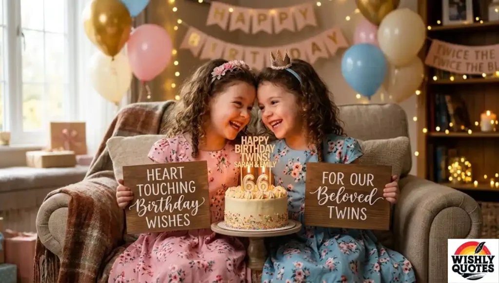 Heart Touching Birthday Wishes for Twins