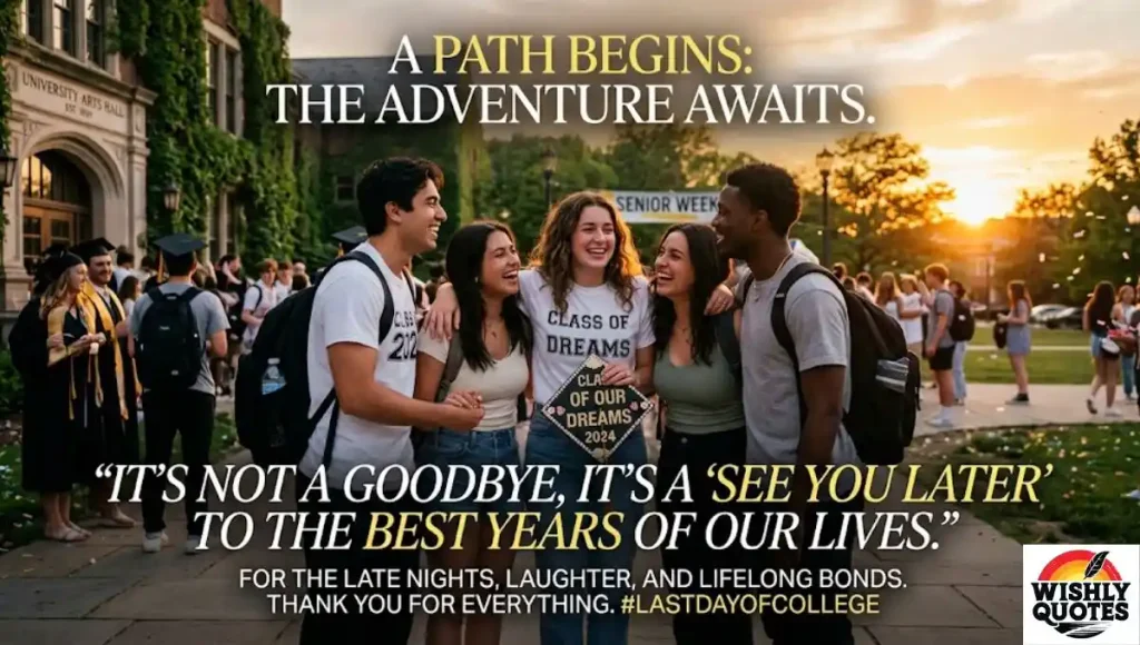 Emotional Quotes for Last Day of College Life