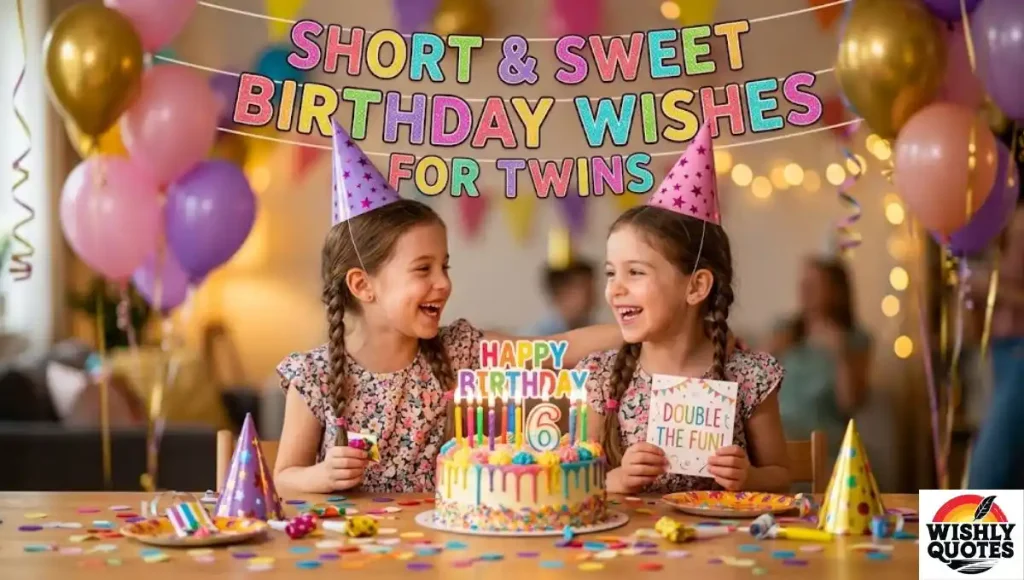Short & Sweet Birthday Wishes for Twins
