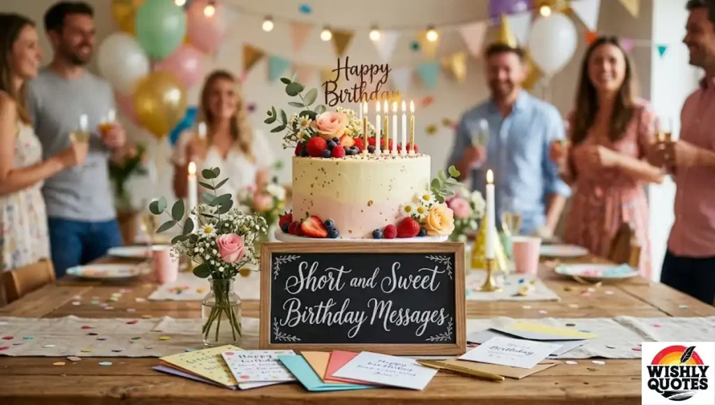 Short and Sweet Birthday Messages