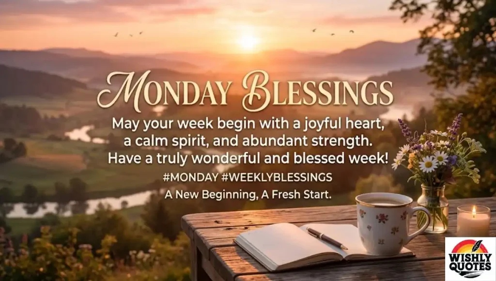 Monday Blessings Images and Quotes