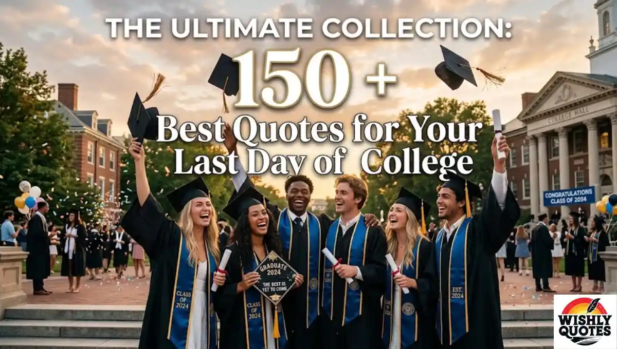 The Ultimate Collection: 150 + Best Quotes for Your Last Day of College