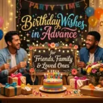 Birthday Wishes in Advance for Friends, Family & Loved Ones