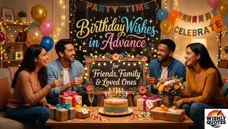 Birthday Wishes in Advance for Friends, Family & Loved Ones