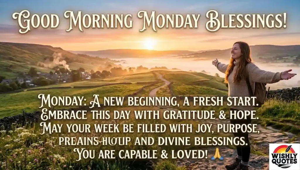 Monday Blessings and Prayers Images